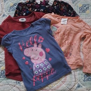 Bundle of 4 Shirts - 2T Girls